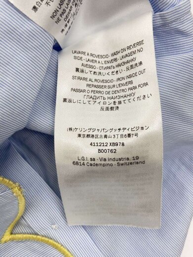 商品画像：長袖シャツ/US18-24m/コットン/BLU/ストライプ// 6