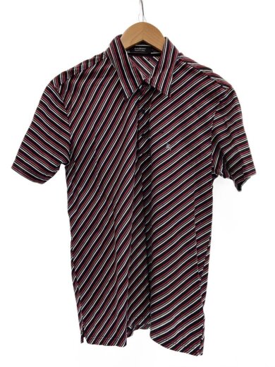 商品画像：ポロシャツ/3/コットン/BLK/ボーダー 1