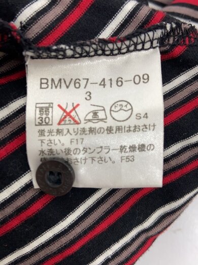 商品画像：ポロシャツ/3/コットン/BLK/ボーダー 4