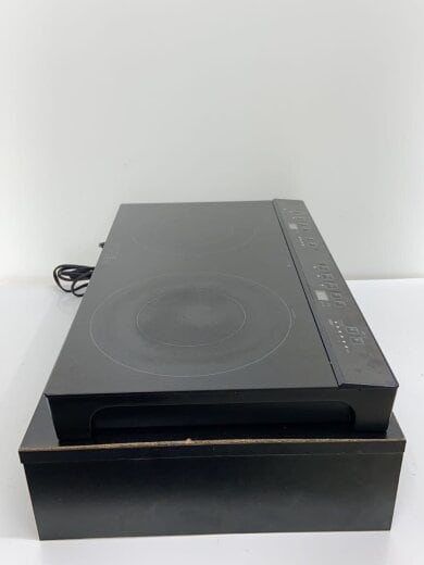 商品画像：IH調理器・電気コンロ IHクッキングヒーター 2口 YN201 BK ブラック(8971698)// 3