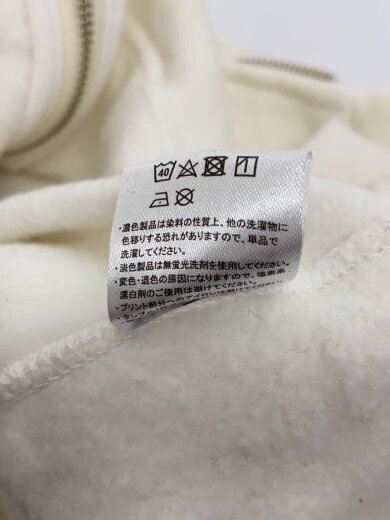 商品画像：ジップパーカー/L/コットン/WHT/無地// 5