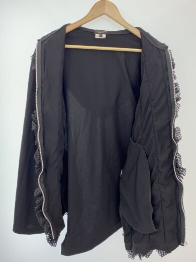 商品画像：ジップパーカー/L/ポリエステル/BLK/PJ-T020 3
