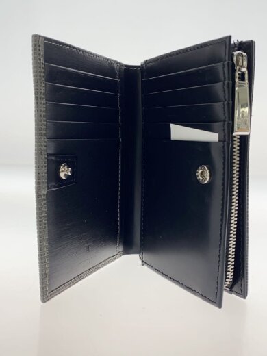 商品画像：2つ折り財布/レザー/GRY/アニマル/レディース// 4