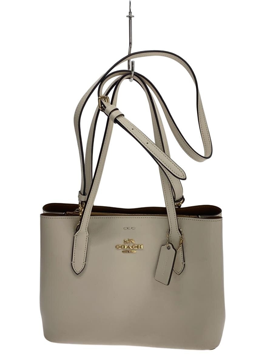 COACH / ショルダーバッグ/レザー/WHT/73277