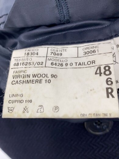 商品画像：テーラードジャケット/46/ウール/NVY/無地 4