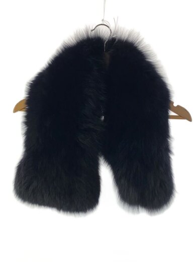 商品画像：マフラー/--/NVY/無地/レディース 1