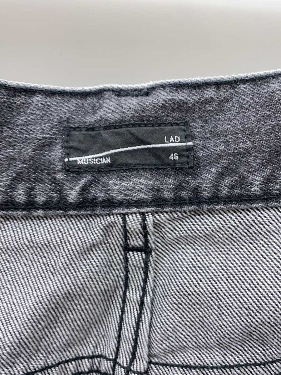 LAD MUSICIAN / ラッドミュージシャン/12oz Denim Tapered Baggy/46/デニム/BLK/2123-505
