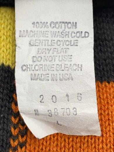 商品画像：ニット・セーター(薄手)/L/コットン/BLK 4