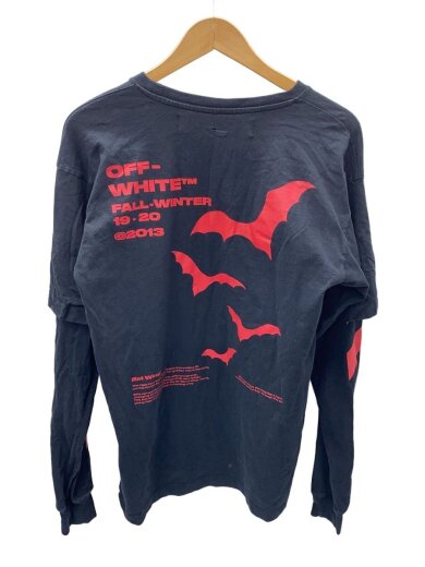 商品画像：オフホワイト/19AW/DIAG BATS DOUBLE SLEEVE TEE/XS/OMAB022E19185007 2