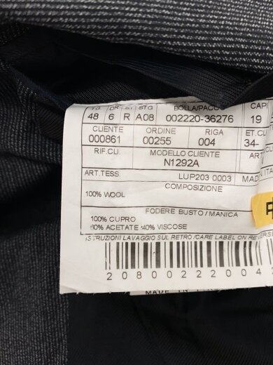 商品画像：セットアップ/--/ウール/GRY/08-041-330-1470-3-0 4