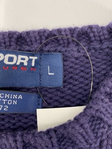 商品画像：星条旗ニット・セーター(厚手)/L/コットン/NVY 4