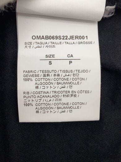 商品画像：長袖Tシャツ/S/コットン/BLK/OMAB069S22JER001 4