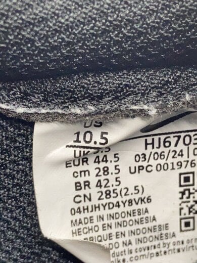 商品画像：ローカットスニーカー_HJ6703-001/28.5cm/BLK 5