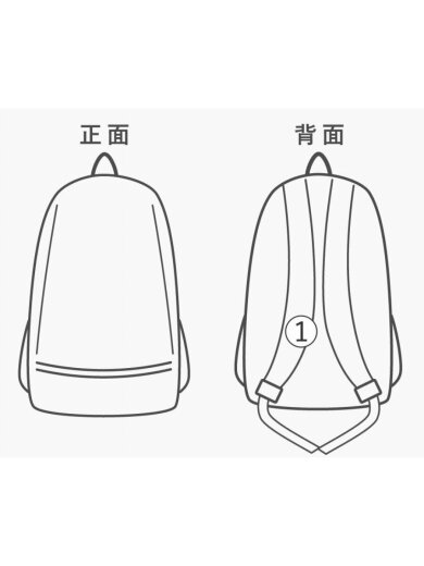 商品画像：リュック/--/GRY/無地 8