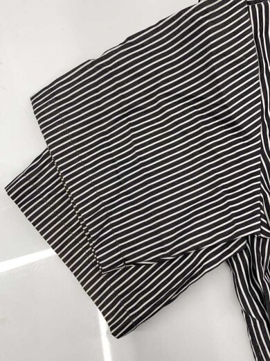 商品画像：半袖シャツ/M/コットン/GRY/ストライプ/517031100227 5