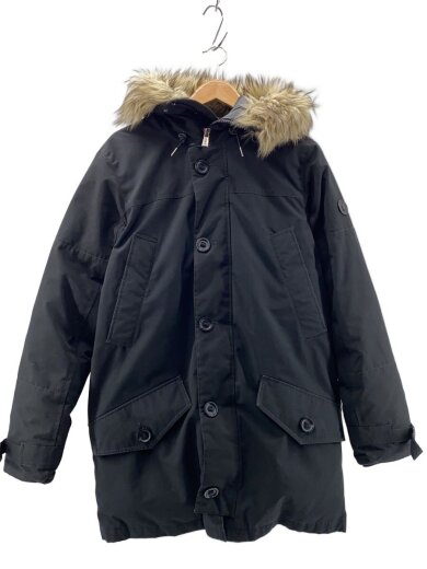 商品画像：ダウンジャケット/S/ポリエステル/BLK/無地/710714943003 1