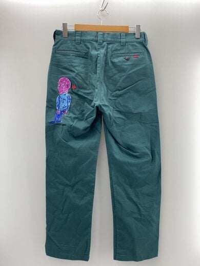 商品画像：20SS/Daniel Johnston Embroidered Work Pant/ボトム/30/コットン/GRY 2