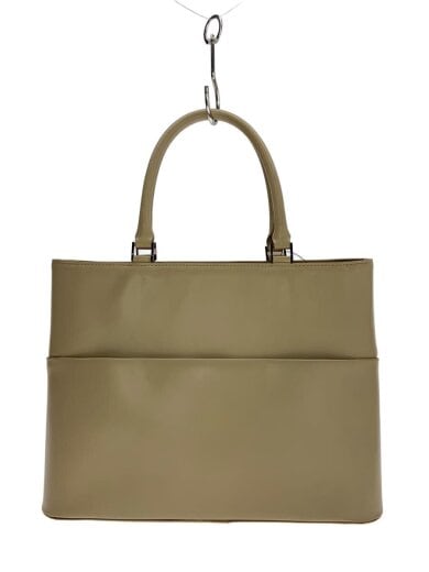 商品画像：ハンドバッグ/レザー/BEG/無地 1