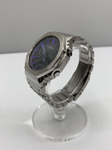 商品画像：ソーラー腕時計/デジアナ/ステンレス/BLK/SLV/GM-B2100 2