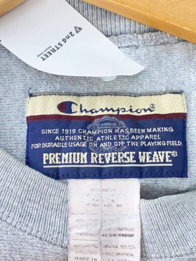 商品画像：スウェット/M/コットン/GRY/無地 3