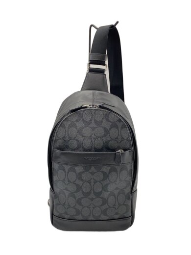 商品画像：ショルダーバッグ/レザー/BLK/総柄/A2447-54787 1