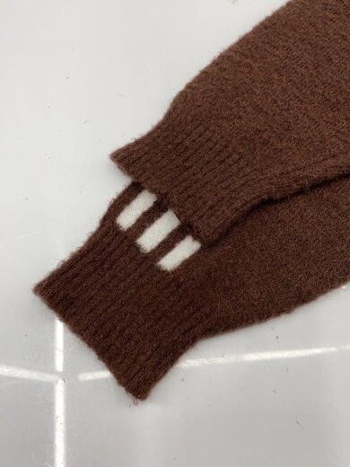 商品画像：カーディガン(厚手)/L/ポリエステル/BRW/無地/KG5091 6