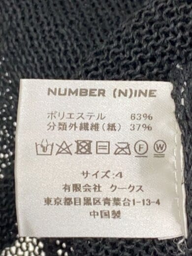 商品画像：ニット・セーター(薄手)/4/ポリエステル/BLK// 5