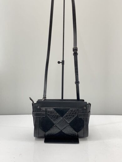 商品画像：ショルダーバッグ/レザー/BLK/無地/66392 3