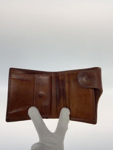 商品画像：2つ折り財布/レザー/BRW/無地/メンズ// 4