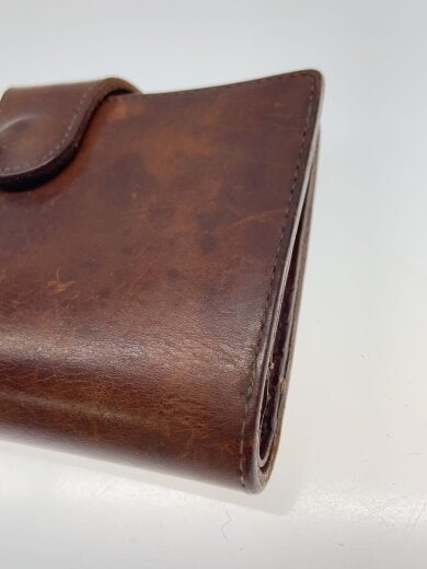 商品画像：2つ折り財布/レザー/BRW/無地/メンズ// 7