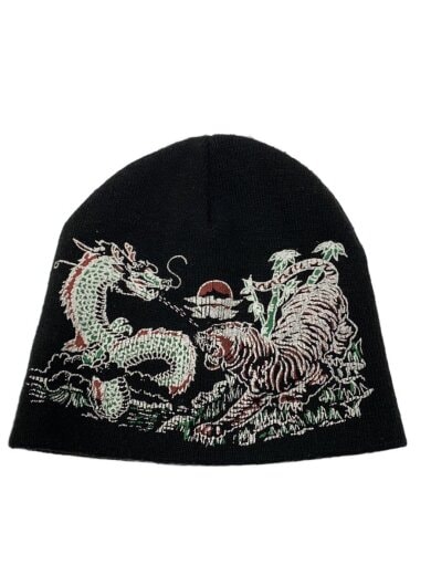 商品画像：ニットキャップ/--/アクリル/BLK/無地/メンズ// 1