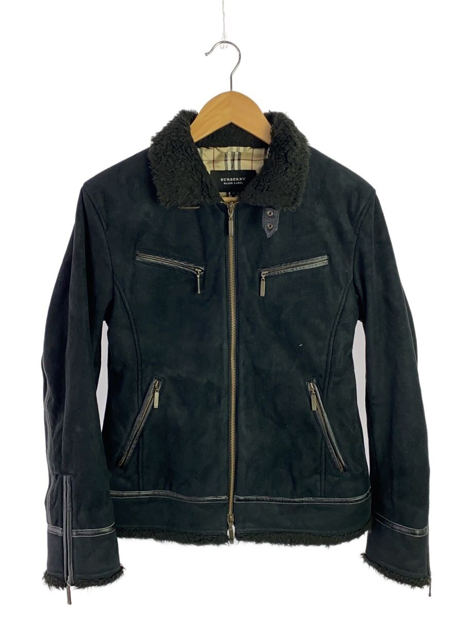 BURBERRY BLACK LABEL / ジャケット/M/ポリエステル/BLK/BMP54-519-09