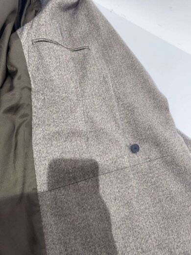 商品画像：テーラードジャケット/38/コットン/GRY/無地 4