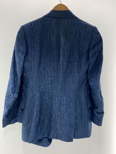 商品画像：テーラードジャケット/38/リネン/BLU 2