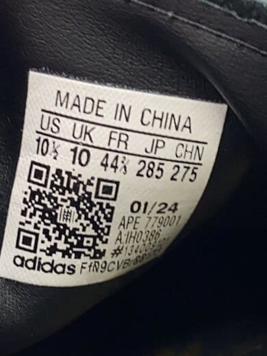 商品画像：ローカットスニーカー/28.5cm/BLK/IH0386 5