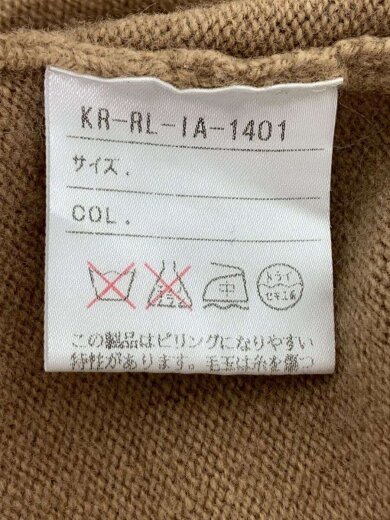 商品画像：ニット・セーター(厚手)/L/ウール/BEG 5