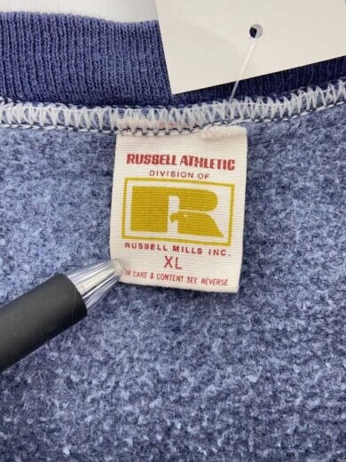 商品画像：70s/金タグ/ラグラン/ナス紺/スウェット/XL/コットン/NVY 3