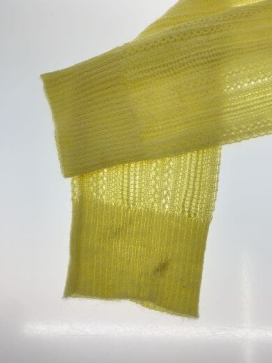 商品画像：カーディガン(薄手)/S/ナイロン/YLW/12-02-54-02014 5