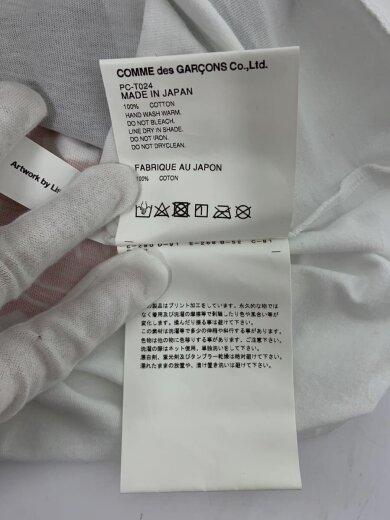 商品画像：長袖Tシャツ/S/コットン/WHT/プリント/PC-T024 5