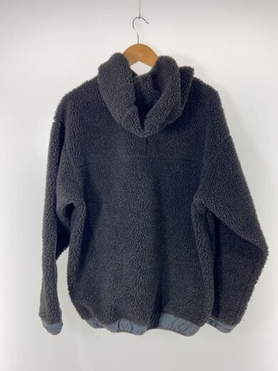 商品画像：フリースジャケット/2/ポリエステル/BLK/無地 2