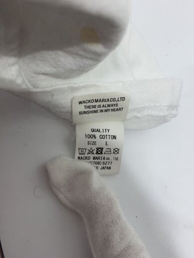商品画像：Tシャツ/L/コットン/WHT 4