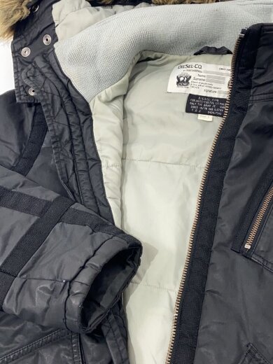 商品画像：ダウンジャケット/S/コットン/BLK/無地 7