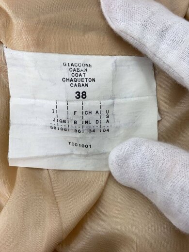 商品画像：ダブルブレスト/コート/38/コットン/BEG 4