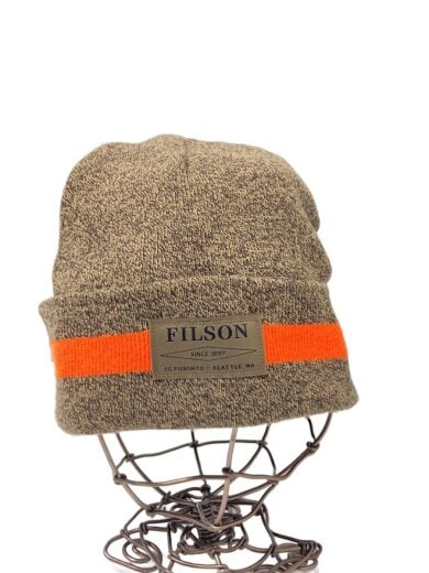 商品画像：ニットキャップ/--/ポリエステル/KHK/無地/メンズ 1