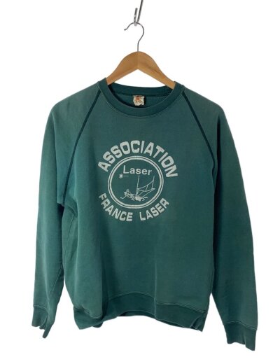 商品画像：80s/フランス製/スウェット/--/コットン/GRN/無地 1