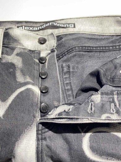 商品画像：ストレートパンツ/26/コットン/BLK 3