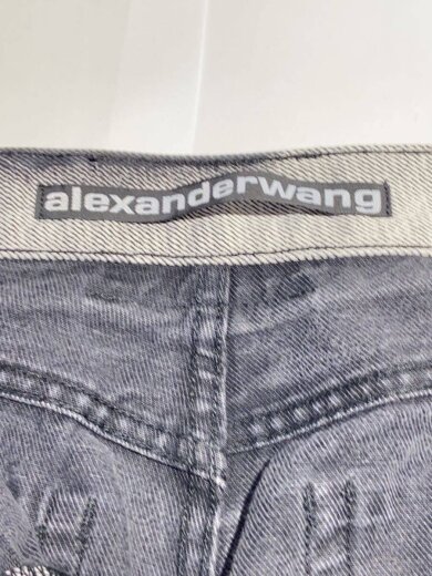 商品画像：ストレートパンツ/26/コットン/BLK 4