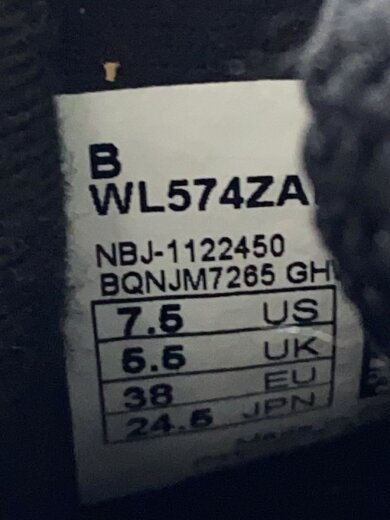 商品画像：WL574/ブラック/24.5cm/BLK// 5