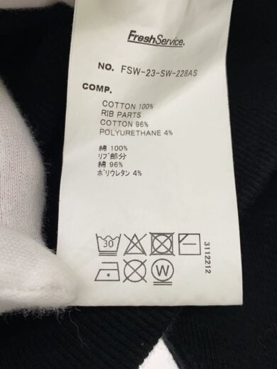 商品画像：スウェット/L/コットン/BLK/FSW-23-SW-228AS// 4