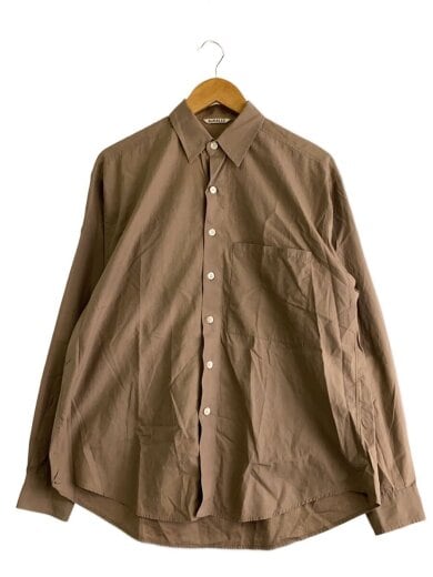 商品画像：WASHED FINX TWILL BIG SHIRTS//長袖シャツ/3/コットン/BRW/A9SS01TN// 1
